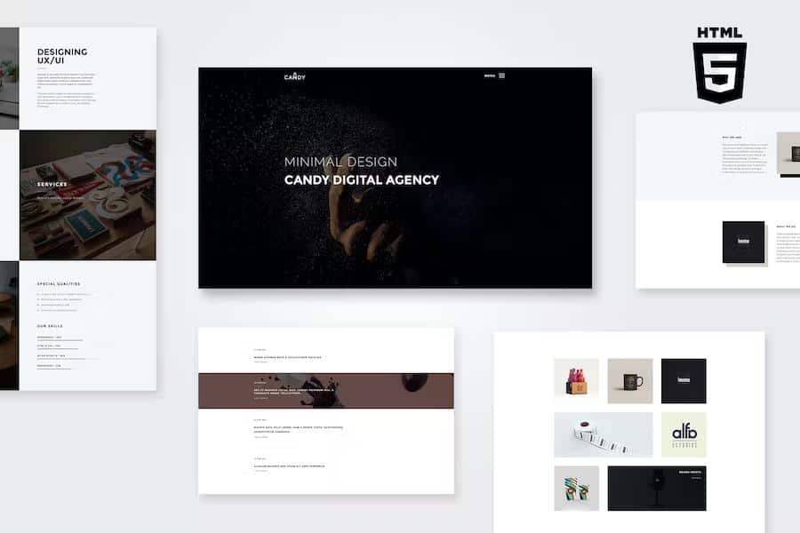 Candy - One & Multi Page HTML