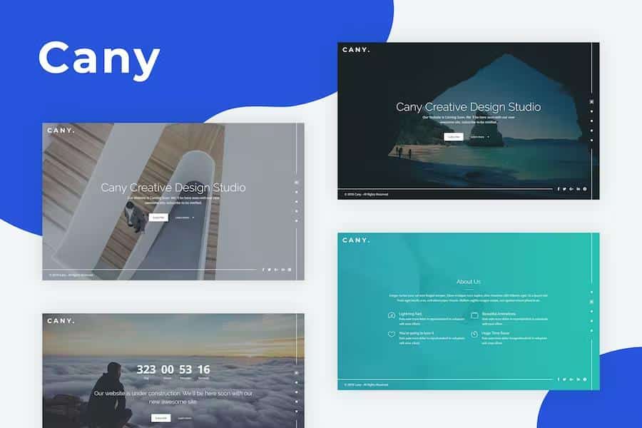 Cany - Responsive Coming Soon Template