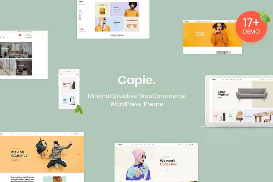 Capie - Minimal Creative WooCommerce WordPress Theme
