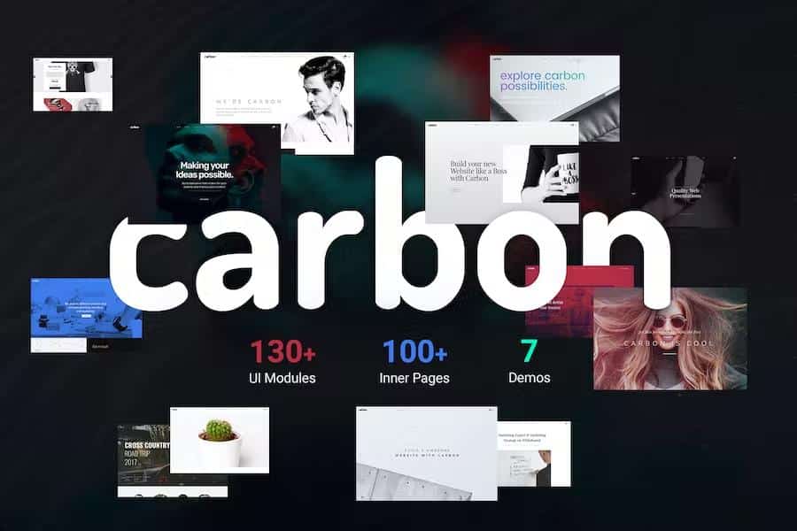 Carbon - Clean Minimal Multipurpose WordPress Theme