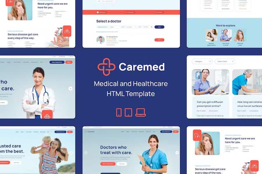 Caremed - Responsive Medical & Healthcare HTML Template