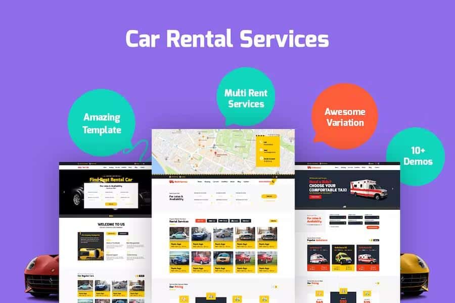 CarRent - Multipurpose Car Rental And Hire HTML Template