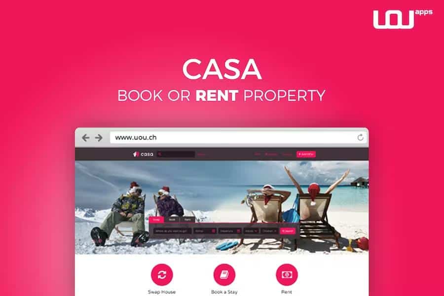 Product preview supplied for Casa - Swap, Book & Rent HTML Template