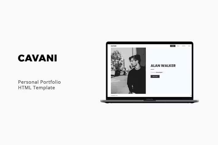 Cavani - Personal Portfolio HTML Template