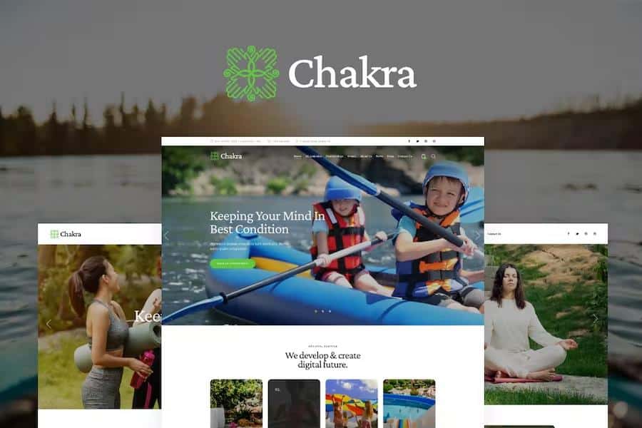 Chakra - Yoga Retreat & Leisure Center WordPress Theme