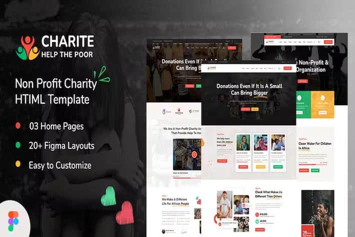 Charite - Non-Profit Charity HTML Template product preview