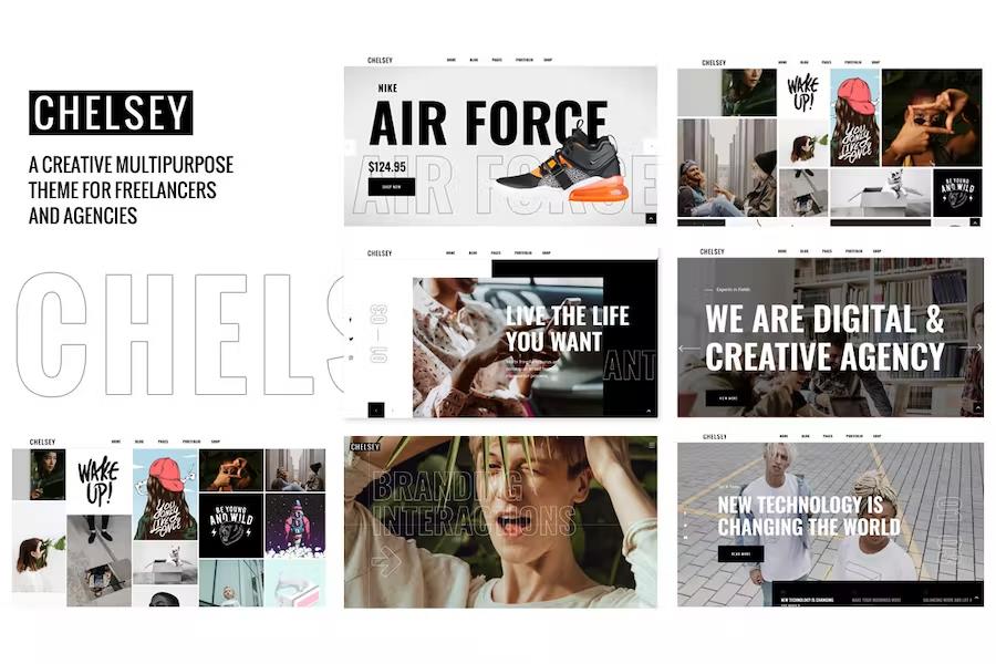 Chelsey - Portfolio Theme for Freelancers and Agencies