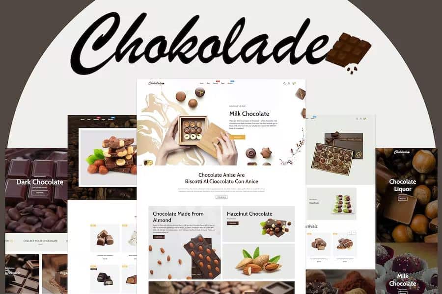Chokolade - Chocolate Sweets & Candy And Cake Shopify Theme