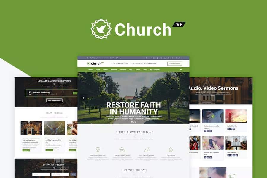 ChurchWP - A Contemporary WordPress Theme for Churches