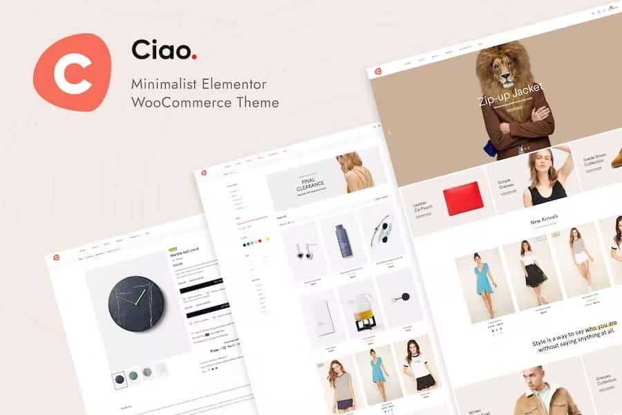 Ciao - Minimalist Elementor WooCommerce Theme