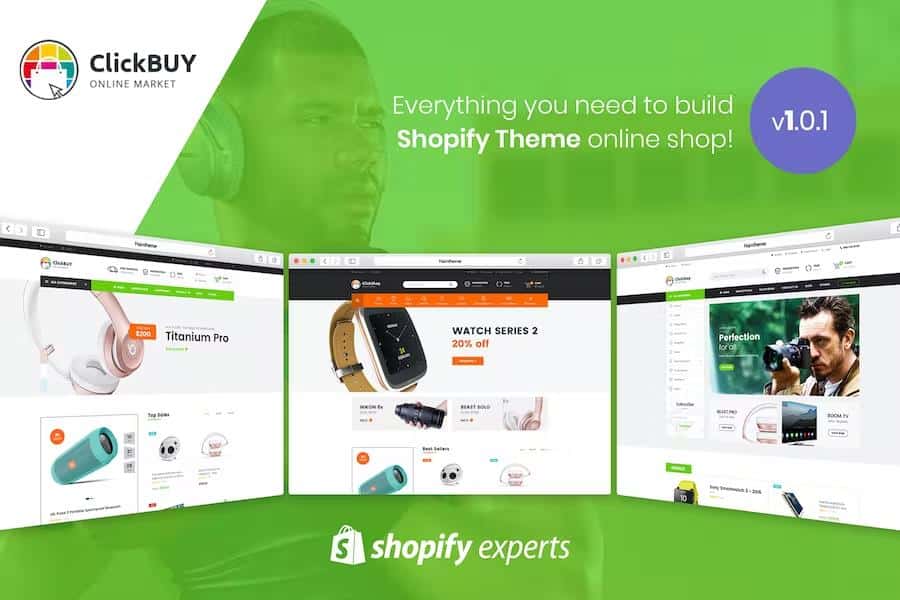 ClickBuy - Multi Store Responsive Shopify Theme