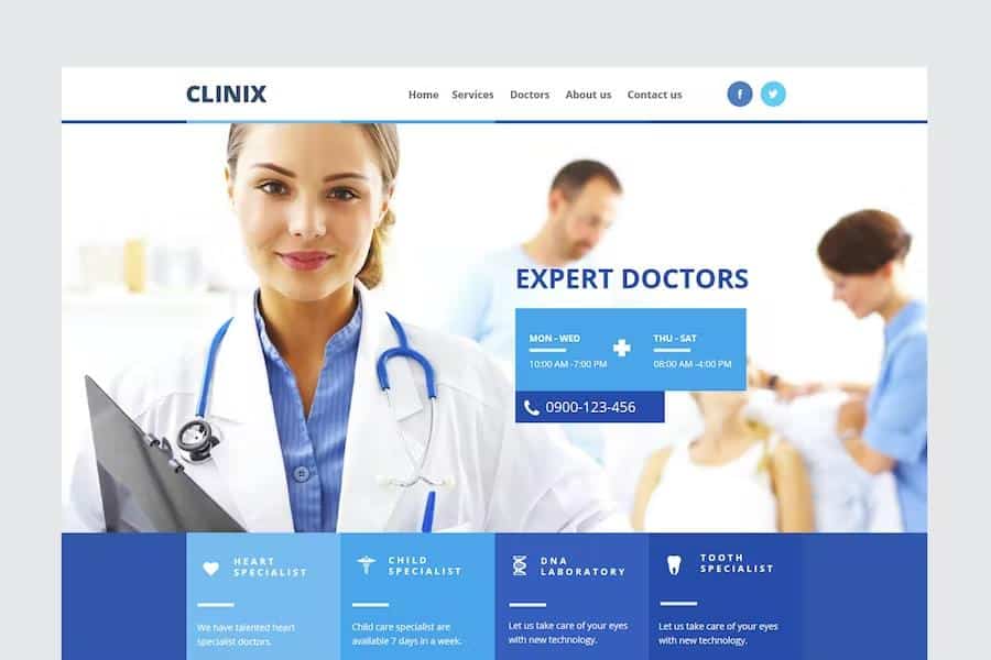 CLINIX - Medical HTML Template