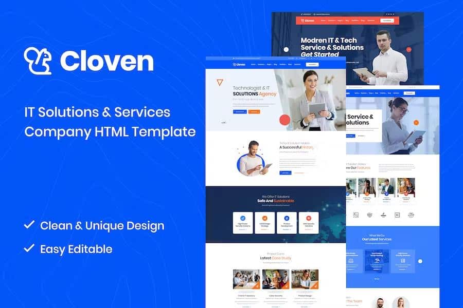 Cloven -  IT Solutions And Services Company HTML5 Template