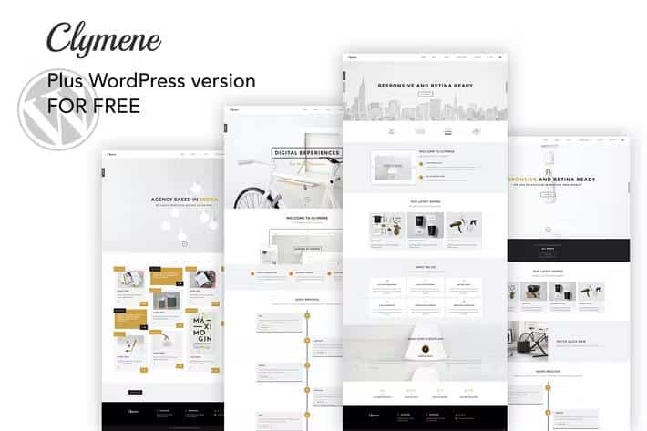 Preview image for Clymene - Multipurpose HTML5 Template