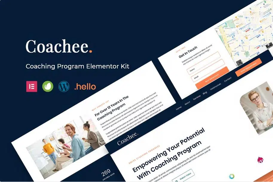 Coachee - Coaching Program Elementor Template Kit