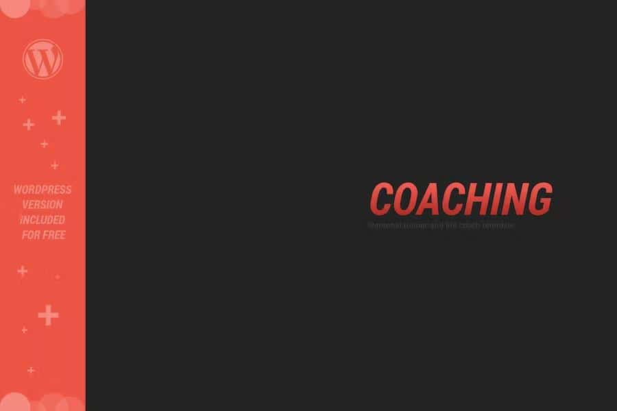 COACHING - Personal Trainer Template product preview