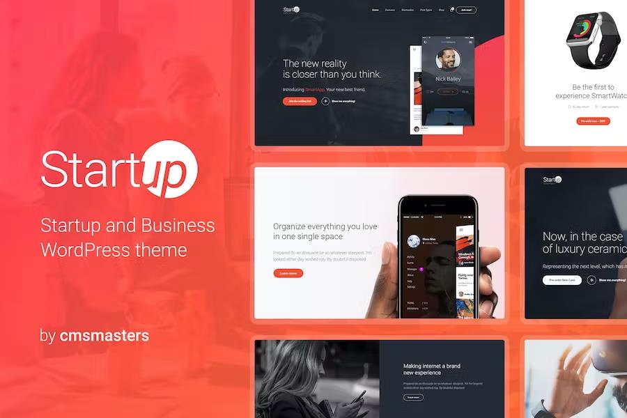 Startup Company - WordPress Theme for Business & Technology