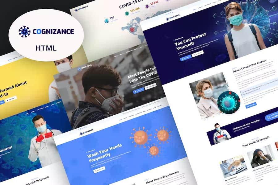 Cognizance - Medical Health & Corona Treatment Template