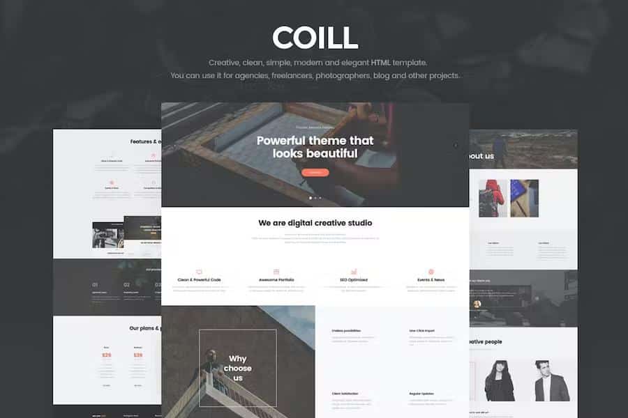 Coill - Business & Agency HTML5 Template