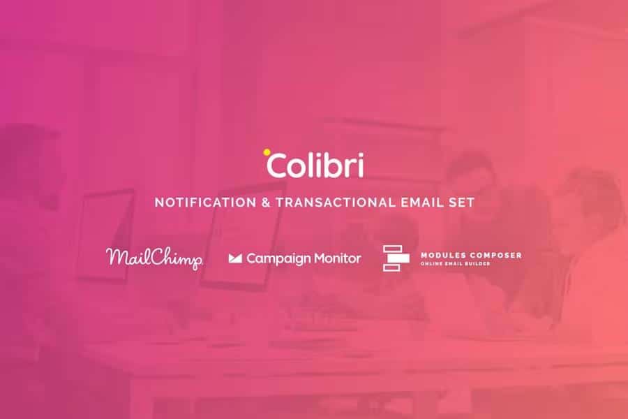 Colibri - Notification & Transactional Email Templates with Online Builder