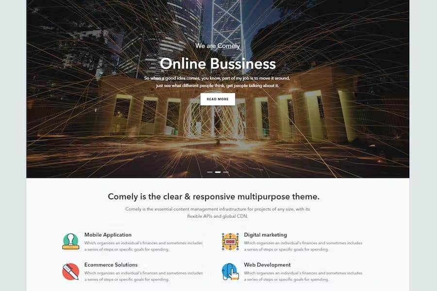 Comely - Responsive Multipurpose Business Drupal 9 Theme