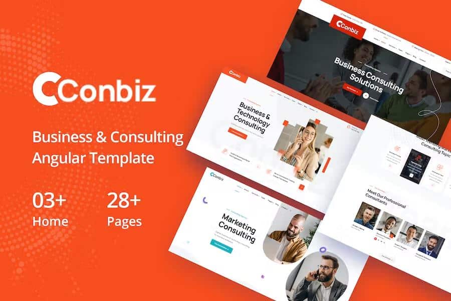 Conbiz - Consultancy & Business Angular Template