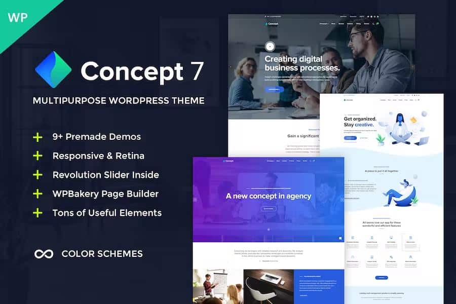 Concept Seven - Responsive Multipurpose WordPress Theme