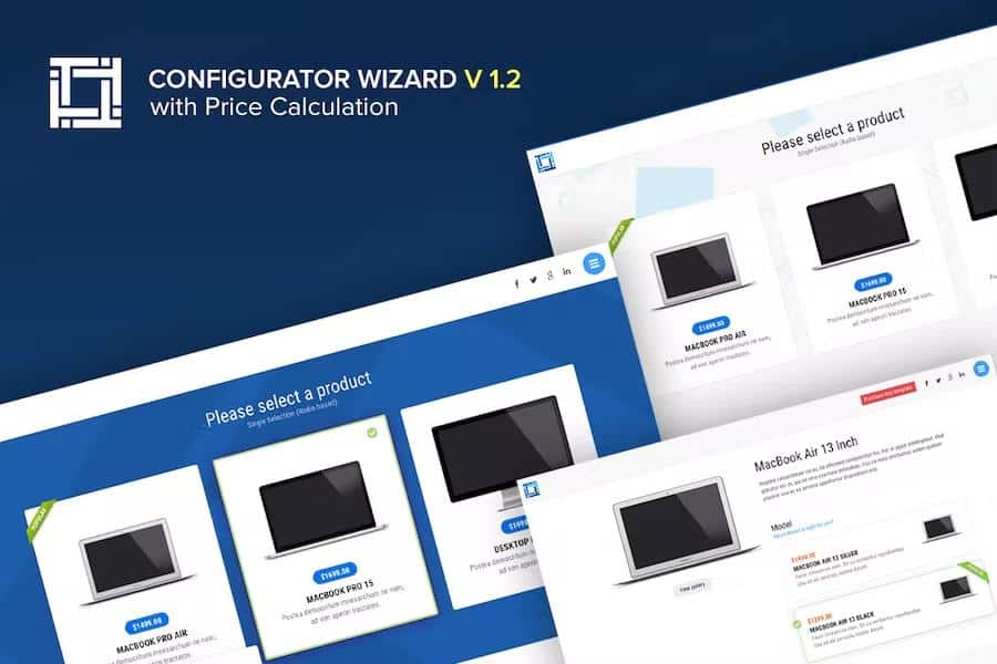 Product preview supplied for Configurator - Multipurpose Working Wizard