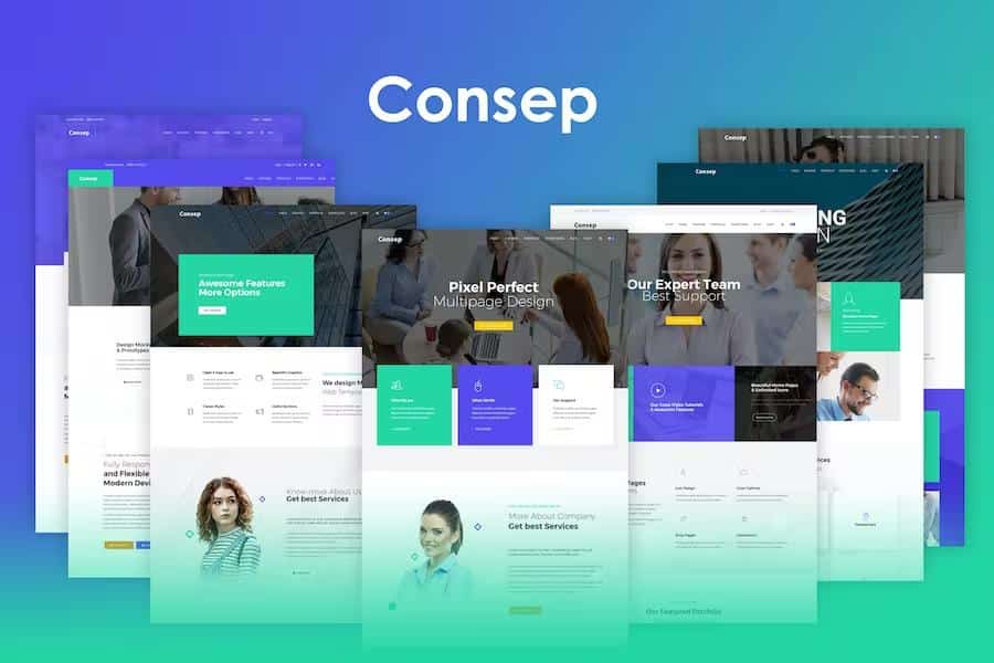 Consep - Responsive Multi-Purpose HTML5 Template