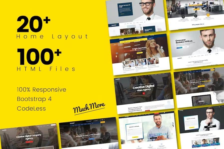 Consider - Multi-Purpose Responsive HTML5 Template