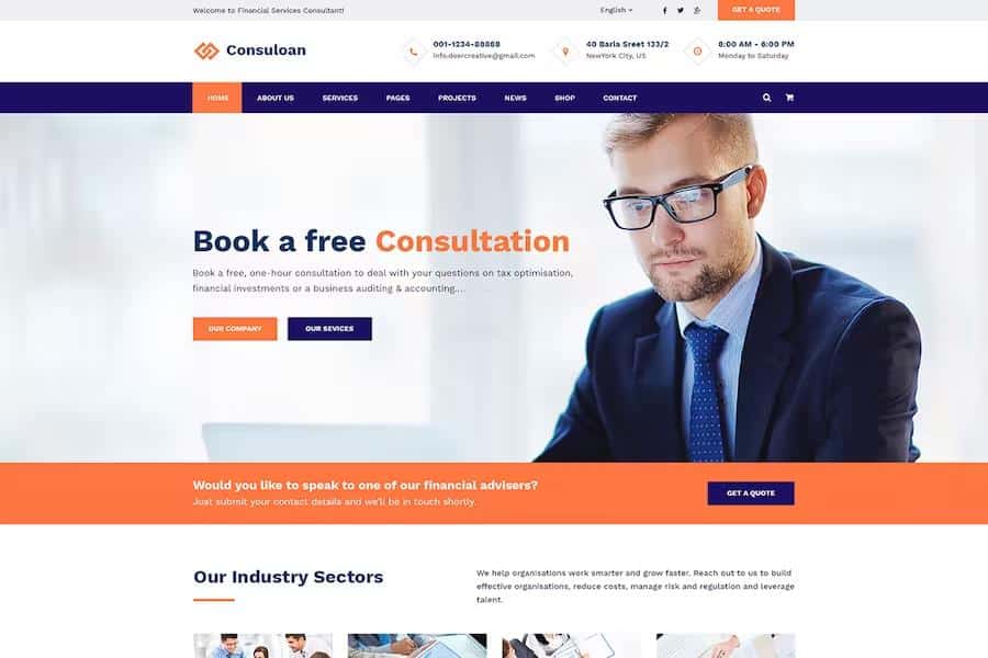 Consuloan - Multipurpose Consulting HTML Template