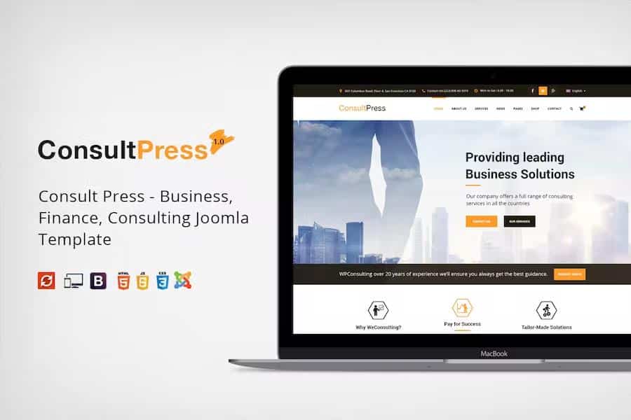 Consult Press - Finance & Consulting Business Joomla Template