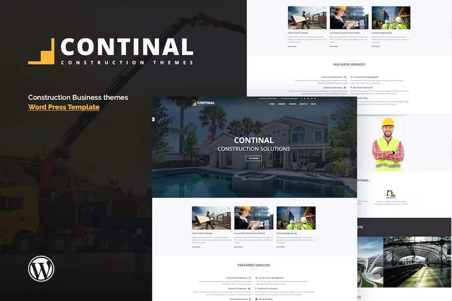 Continal - Construction & Business WordPress Theme