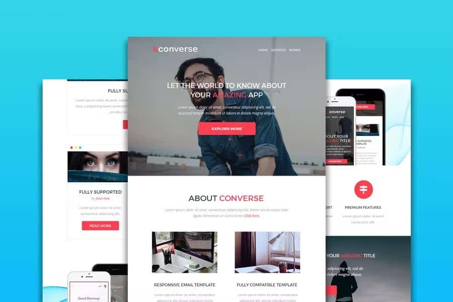Converse - Responsive Email Template