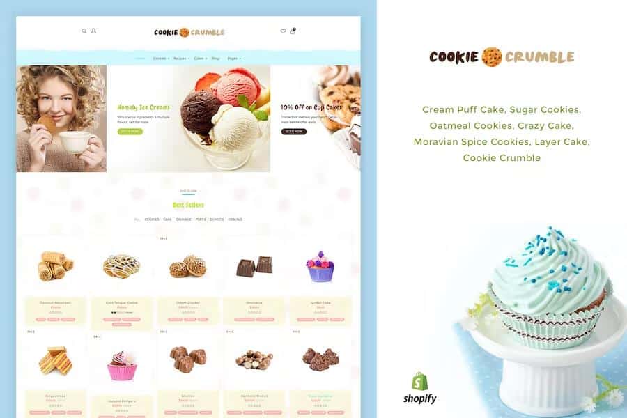 Cookie - Shopify Fast Food eCommerce