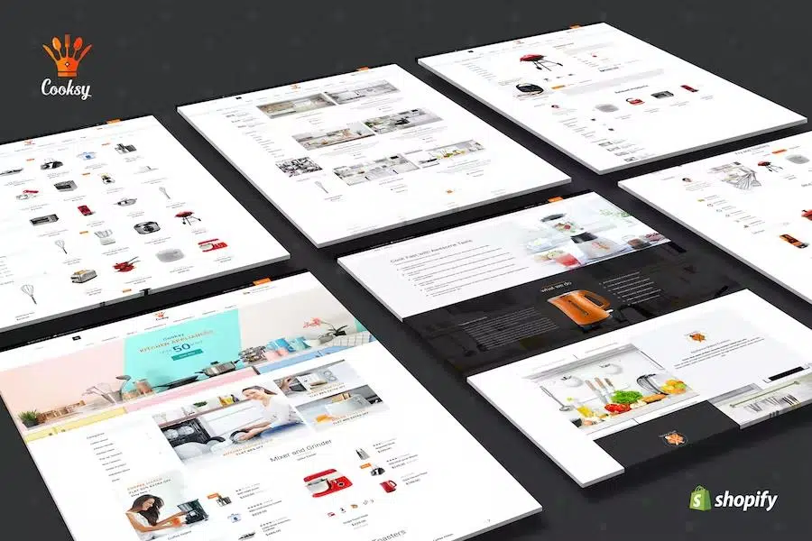 Cooksy - Kitchen Store, Appliances Shopify Theme