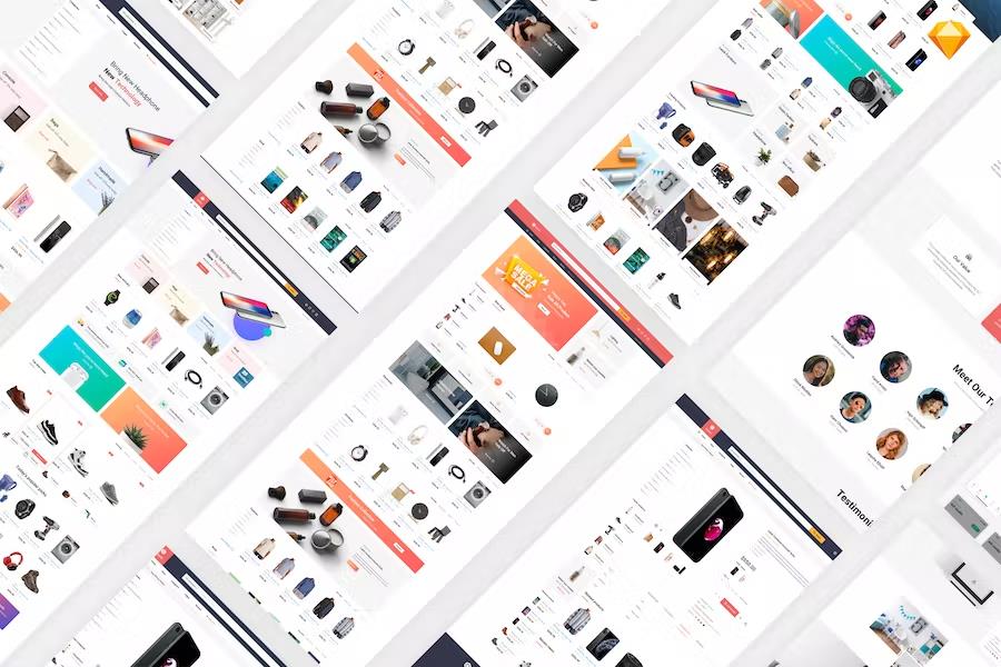 Preview image for Coolin - Megashop Sketch Template