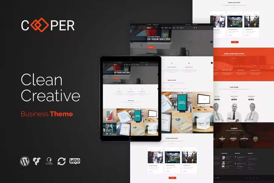 Cooper - Clean Creative Business Theme