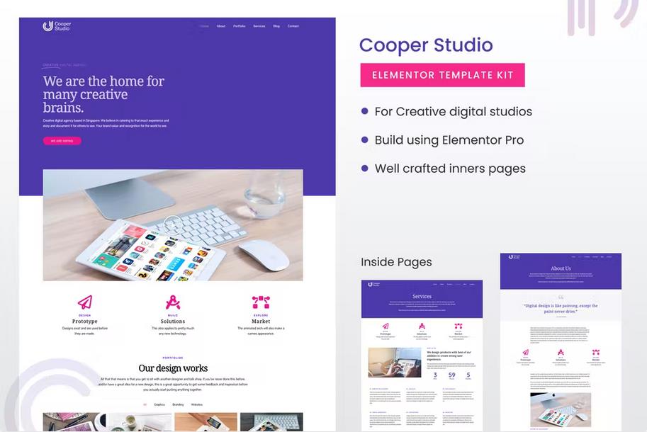 Preview image for Cooper Studio Elementor Template Kit