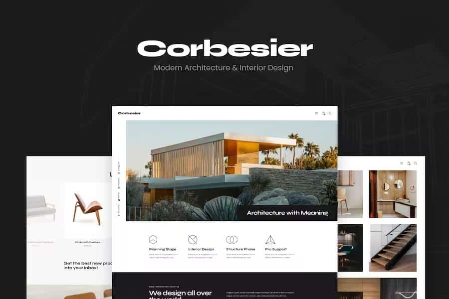 Corbesier - Modern Architecture & Interior Design WordPress Theme