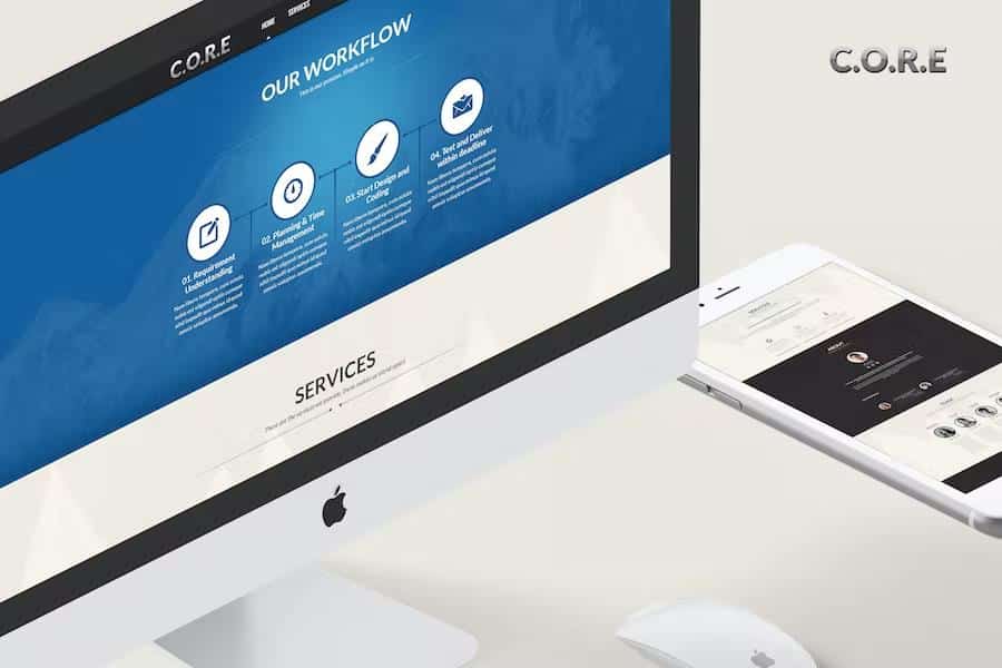 Core - OnePage HTML5