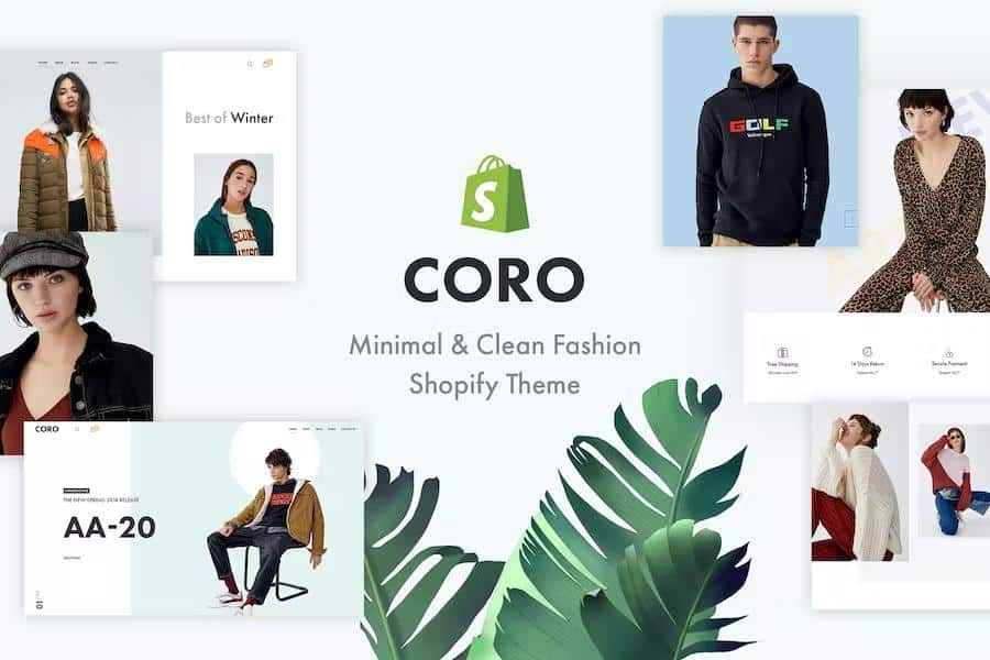 CORO - Minimal & Clean Fashion Shopify Theme