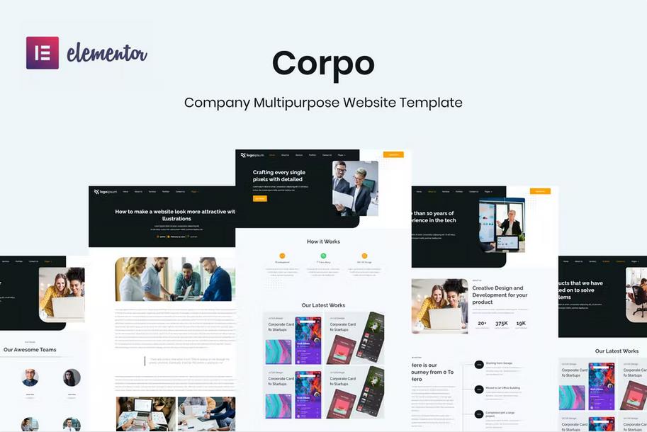 Corpo - Corporate Business Elementor Template Kit