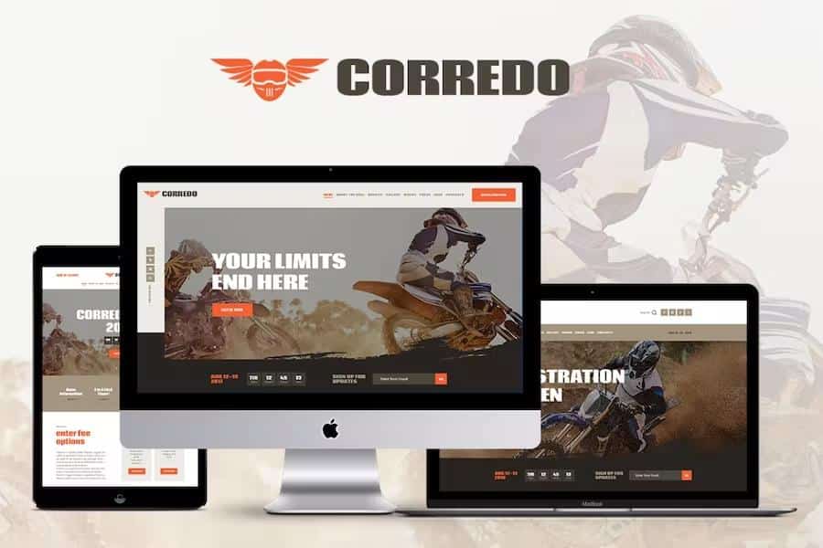 Corredo - Bike Race & Sports Events WordPress Theme