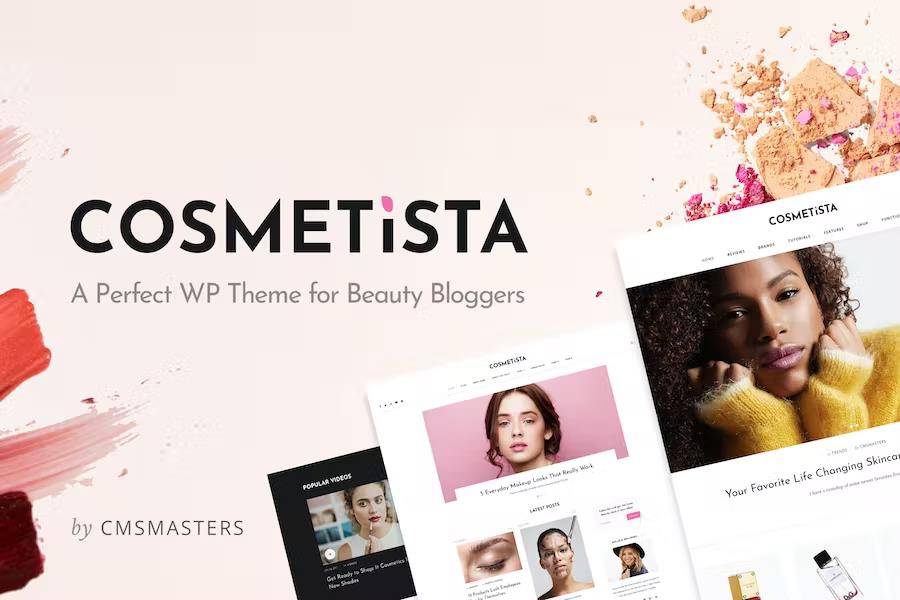 Cosmetista - Makeup Review Beauty WordPress Theme