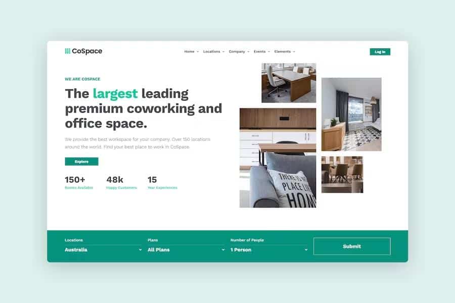 CoSpace - Coworking Company & Events HTML Template + RTL