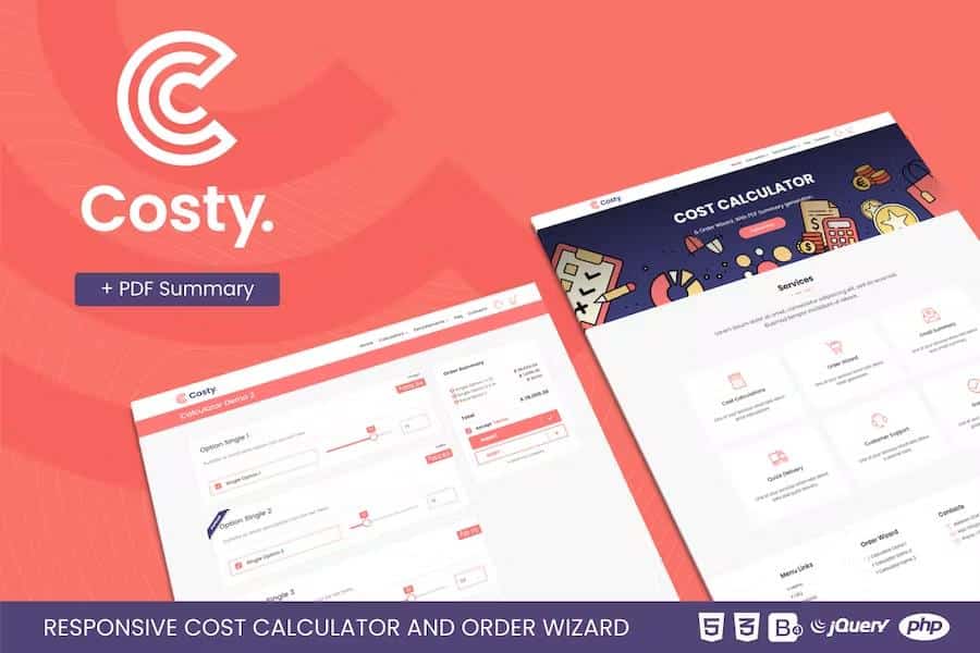 Costy - Cost Calculator and Order Wizard