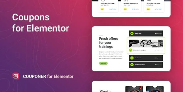 Couponer - Discount Coupons for Elementor