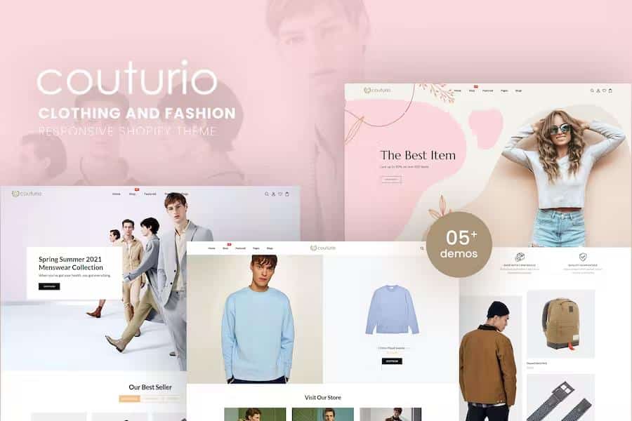 Couturio - Clothing & Fashion Responsive Shopify Theme