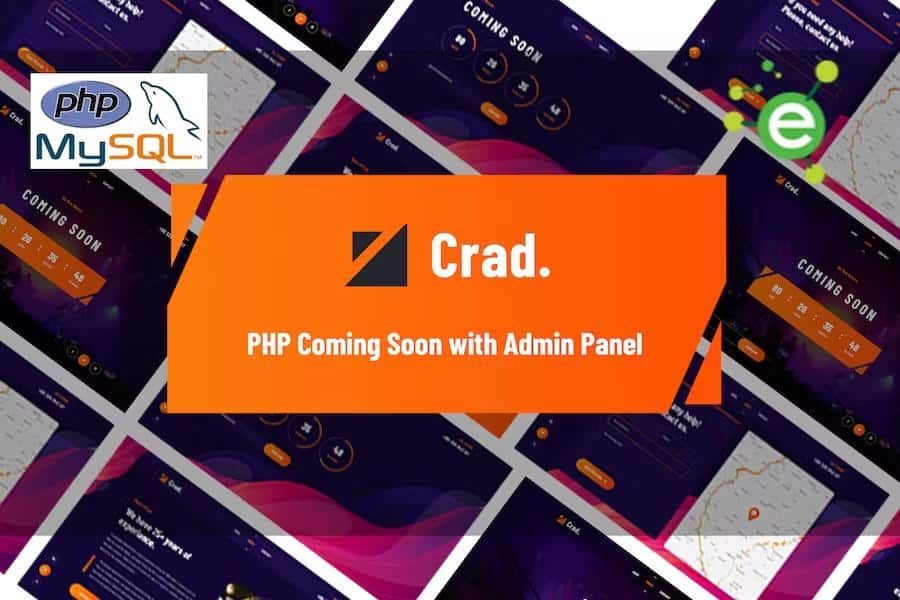 Crad - Creative Coming Soon HTML5 Template